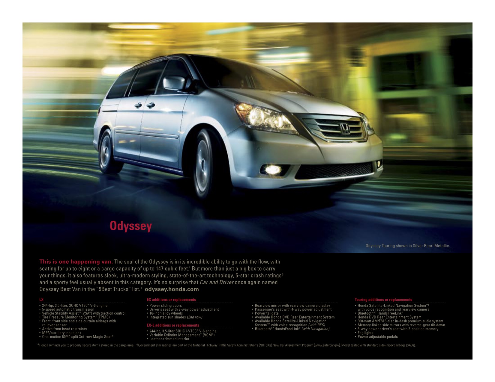 2009 Honda Brochure Page 10